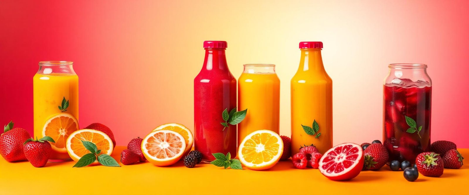 Cold-pressed juices, pure goodness